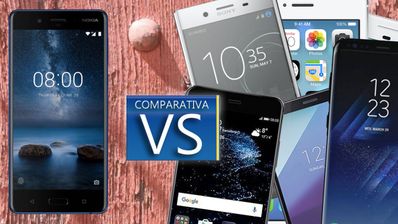nokia 8 vs topes de gama