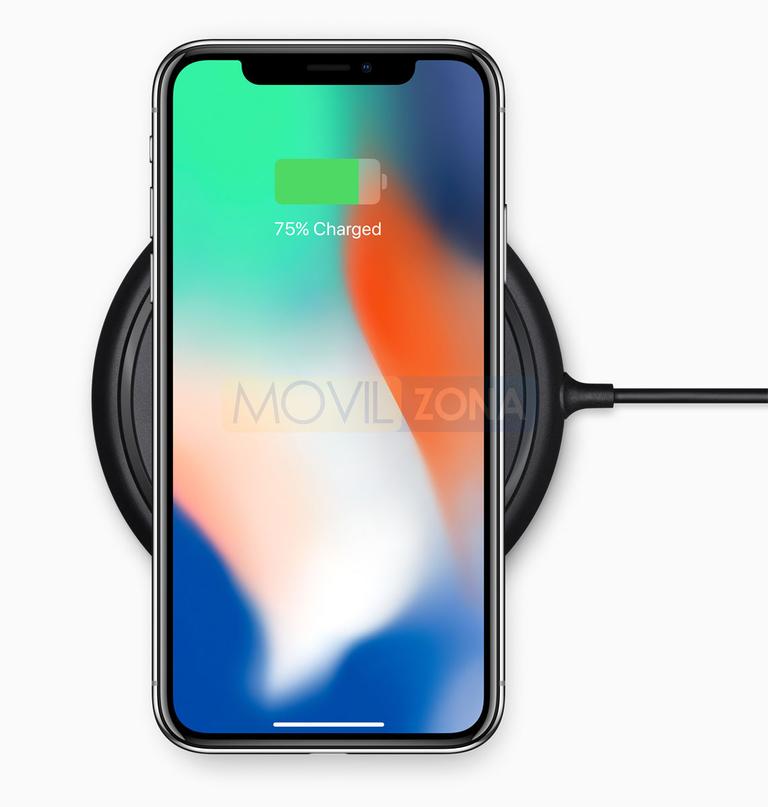 Apple iPhone X carga inalámbrica
