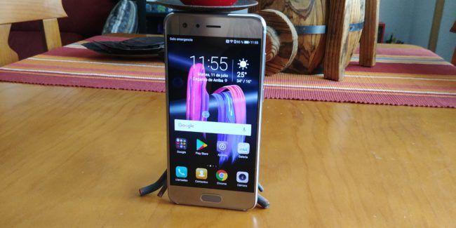 Diseño frontal del Honor 9