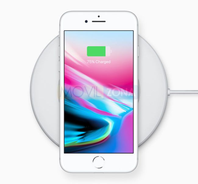 iPhone 8 Plus carga inalámbrica