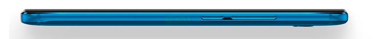 Meizu M6 Note azul perfil