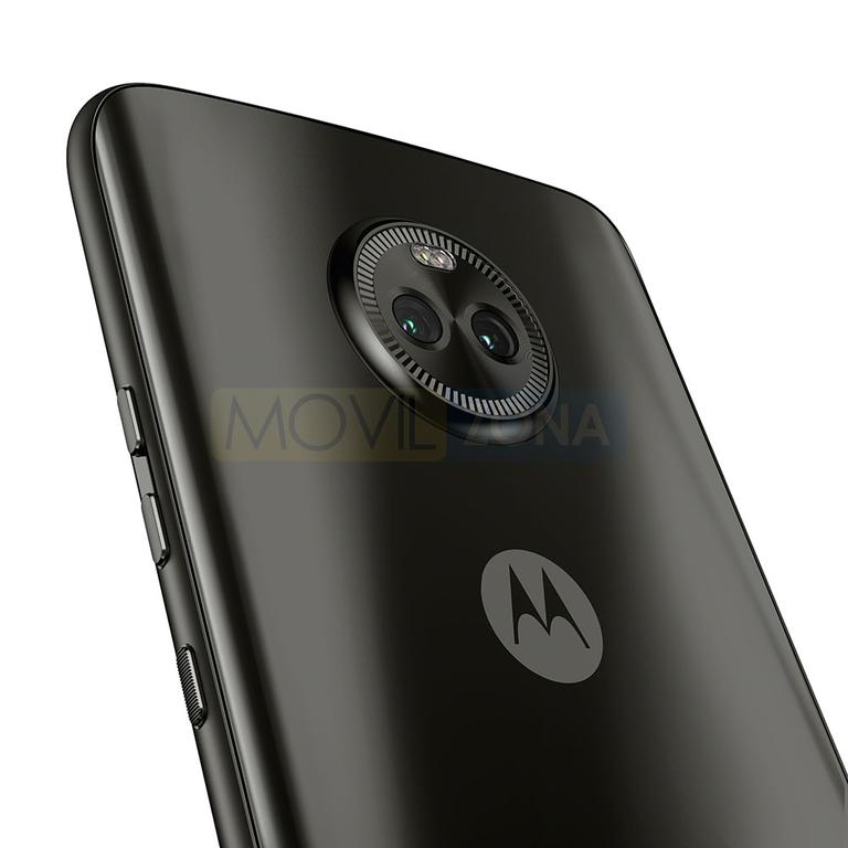 Motorola X4 negro detalle de la cámara