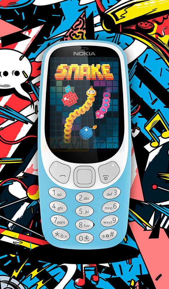 Nokia 3310 3G con snake
