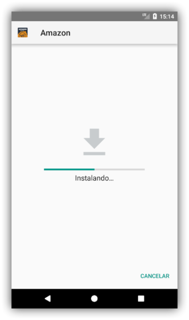 Progreso instalación APK Android 8.0 oreo