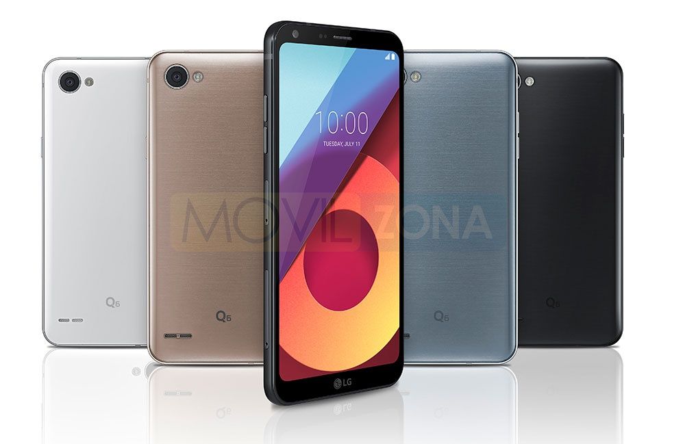 LG Q6 en diferentes colores