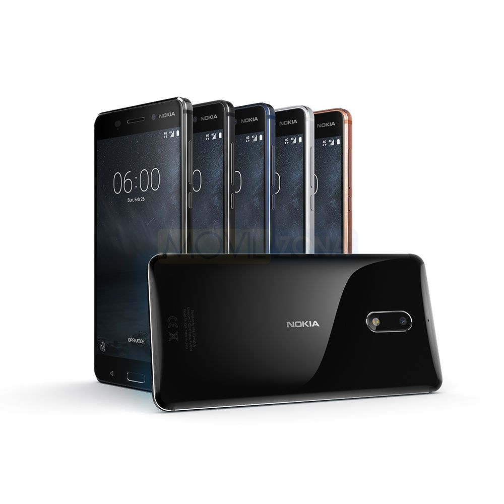 Nokia 6 en diferentes colores