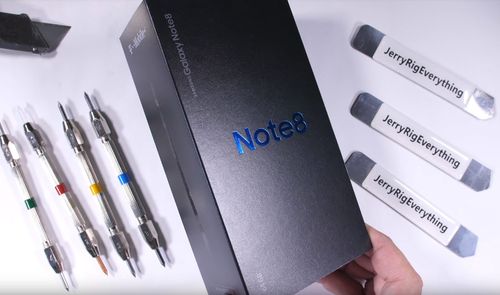 Test de resistencia del Samsung Galaxy Note 8