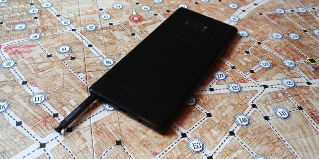 Imagen trasera del Samsung Galaxy Note 8