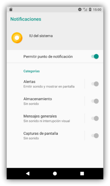 Ver categorías de notificaciones en Android 8.0 Oreo