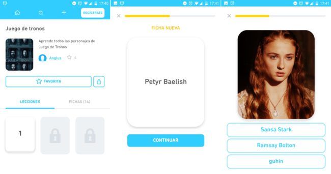 Duolingo Tinycards