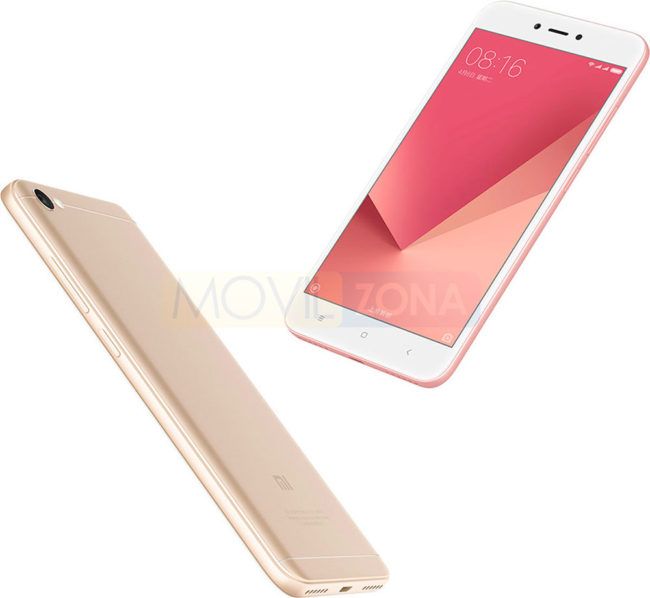 Xiaomi Redmi Note 5A blanco y dorado