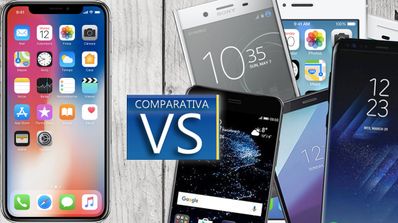 comparativa iphone X
