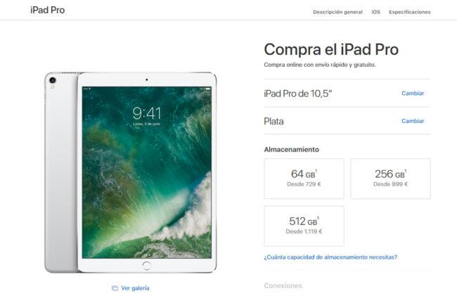 Precio del iPad Pro con subida de 67 euros