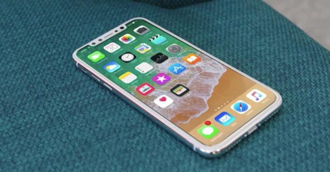 iPhone 8 de color blanco