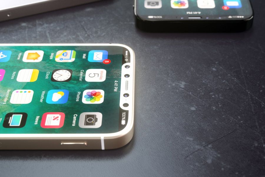 Display sin marcos del iPhone SE Plus conceptual