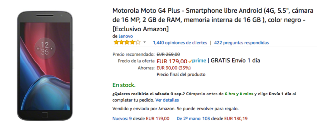 moto g4 plus amazon