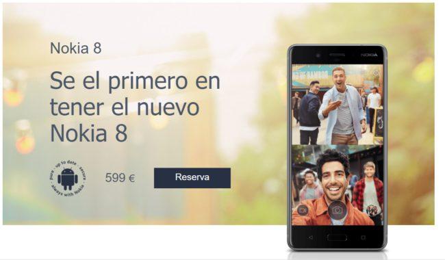 Ya puedes reservar el Nokia 8 en España