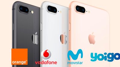 operadores iphone 8