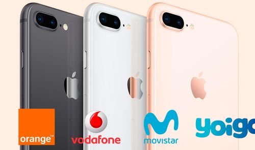 operadores iphone 8