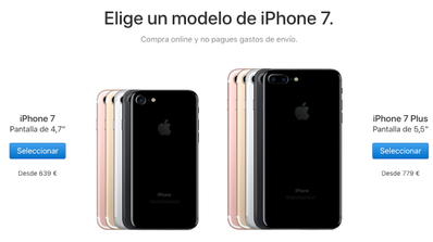 precio iphone 7