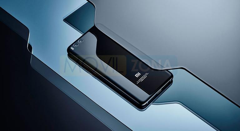 Xiaomi Mi Note 3 negro vista trasera