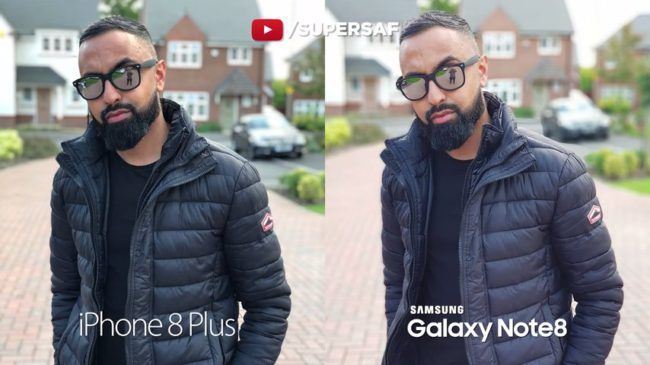 Samsung Galaxy Note 8 vs iPhone 8