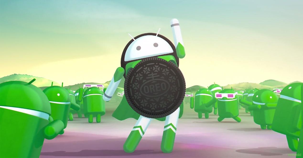 Logotipo de Android 8 Oreo