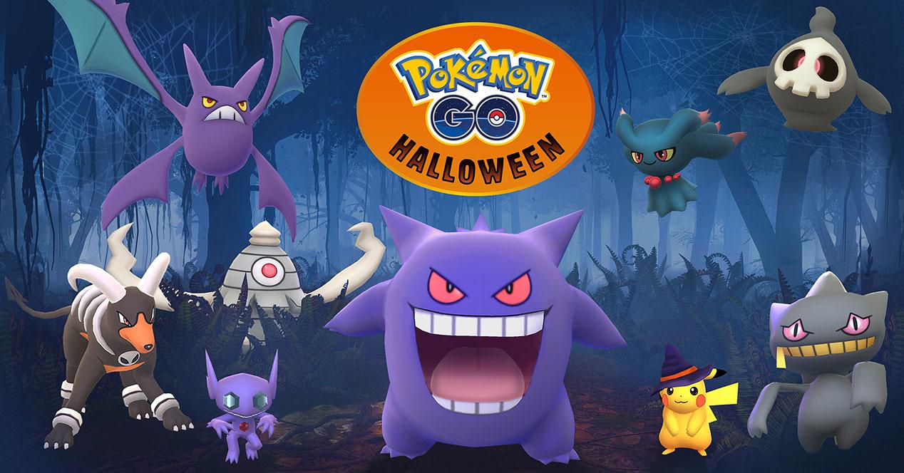 Portada del evento en Pokémon Go por Halloween