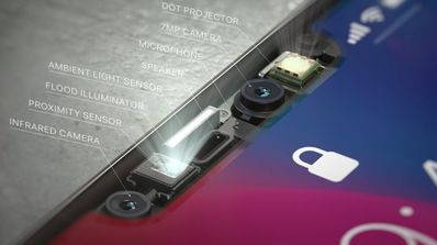 Función de reconocimiento facial 3D FaceID del iPhone X