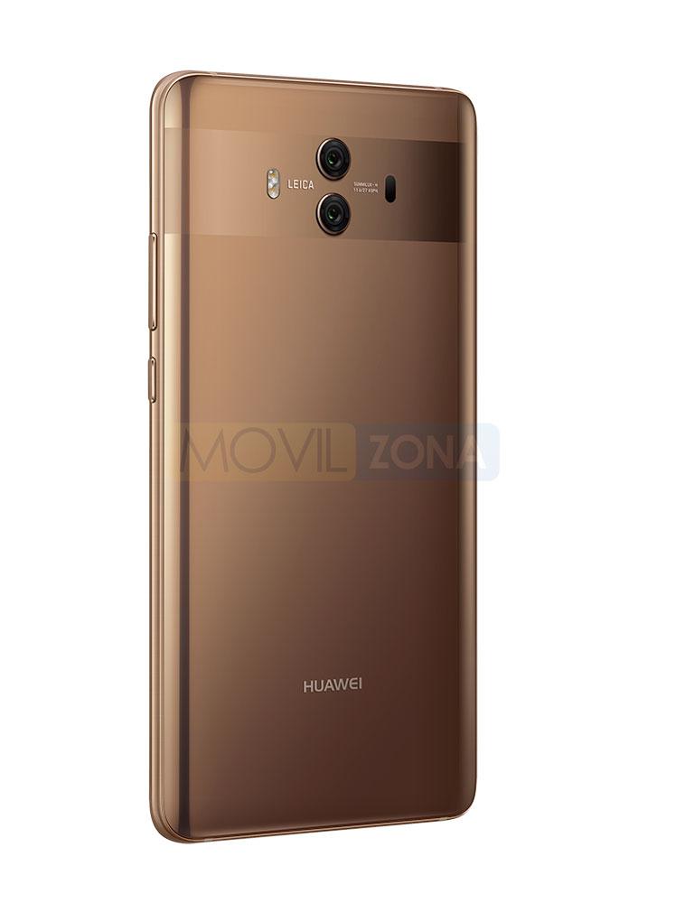 Huawei Mate 10 dorado detalle de la cámara digital