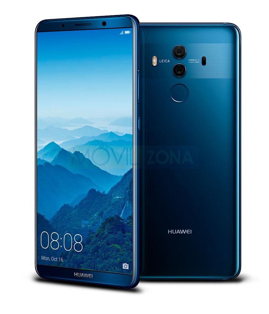 Huawei Mate 10 Pro pantalla azul