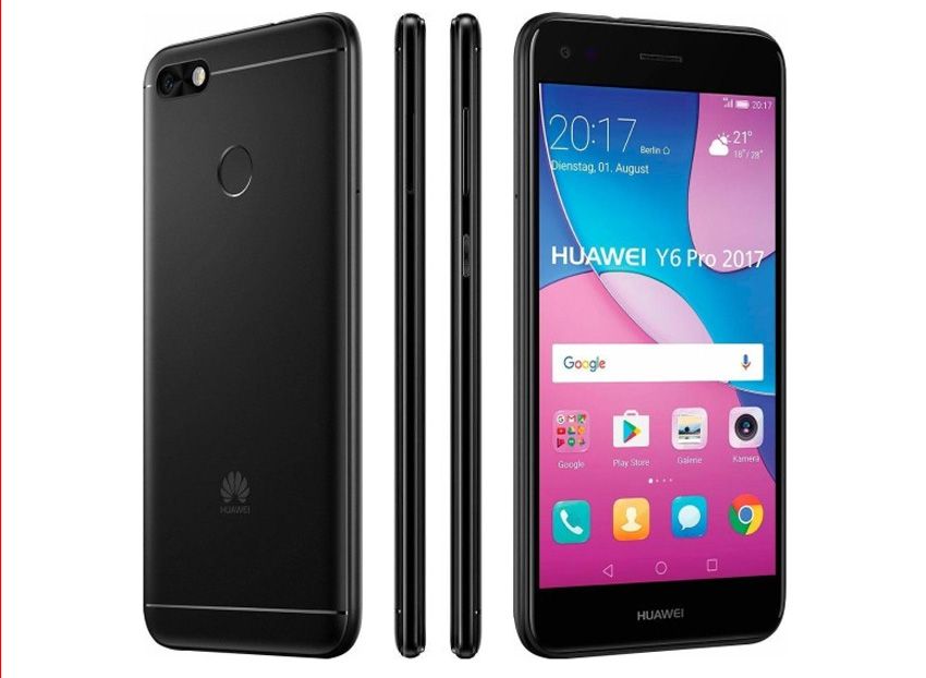 Diseño del Huawei Y6 Pro 2017