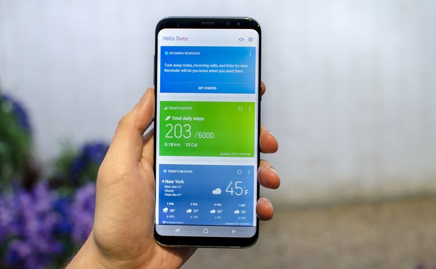Botón específico de Bixby 2.0 para el Samsung Galaxy S8