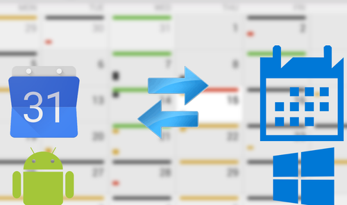 Sincronizar Calendario Android Windows 10