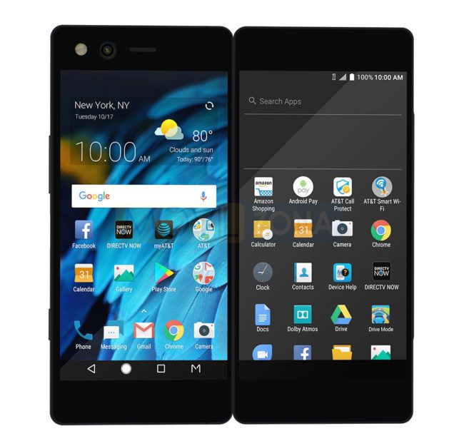 ZTE Axon M android doble pantalla