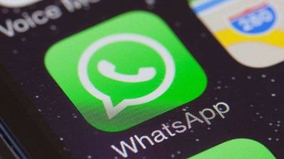 Logotipo de Whatsapp en un iOS