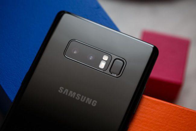 Cámara trasera del Samsung Galaxy Note 8