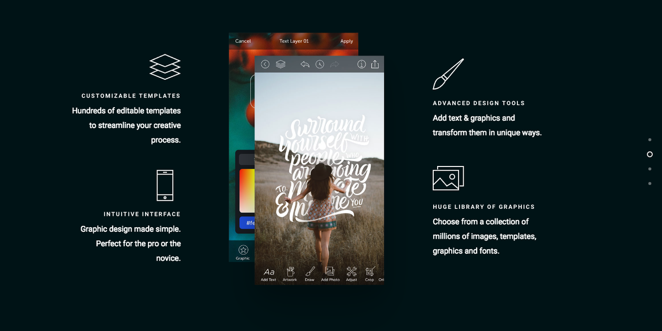 Interfaz de Design studio para iOS