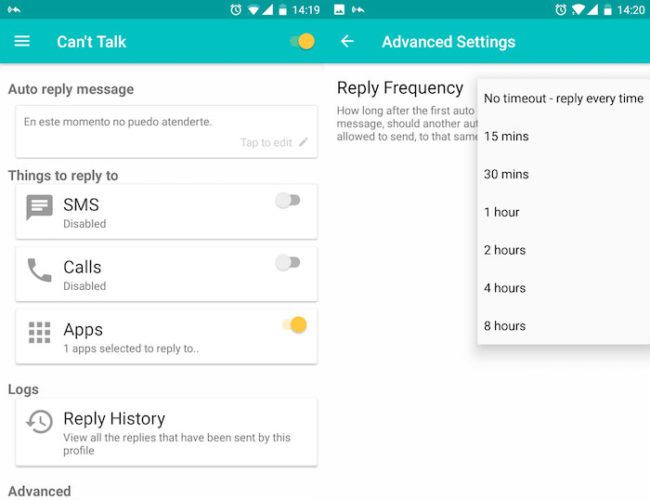 cant talk whatsapp