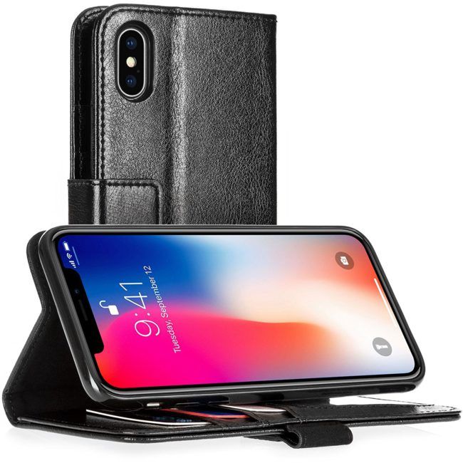 funda ccon tapa para el iPhone X