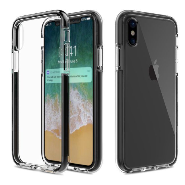 Funda tipo bumper para el iPhone X