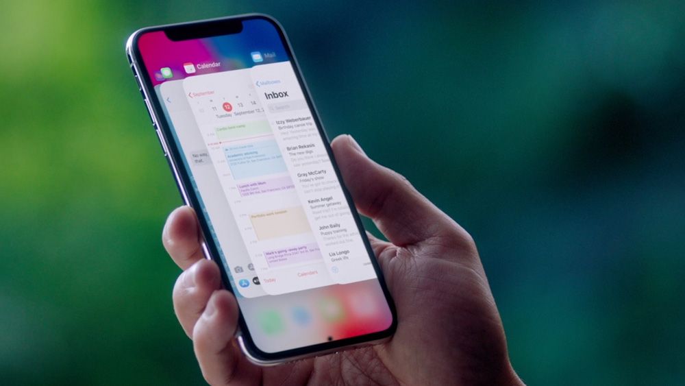 Frontal y pantalla del iPhone X