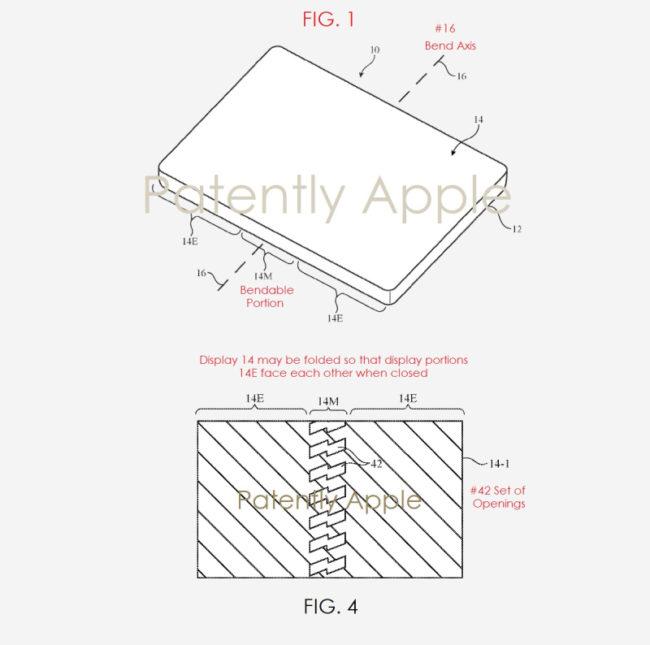 patente iPhone plegable