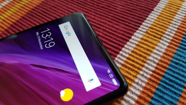 Esquina pantalla del Xiaomi Mi Mix 2