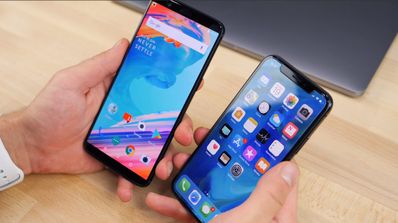 Comparativa y test de velocidad entre el OnePlus 5T y el iPhone X