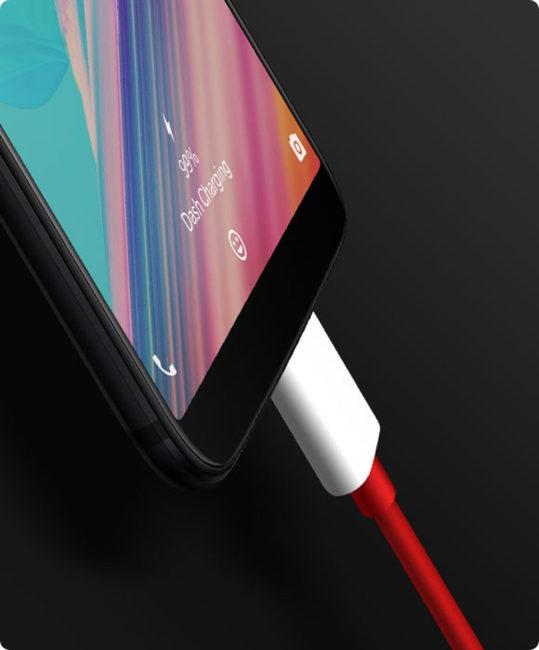 Tecnología de carga rápida Dash Charge del OnePlus 5T