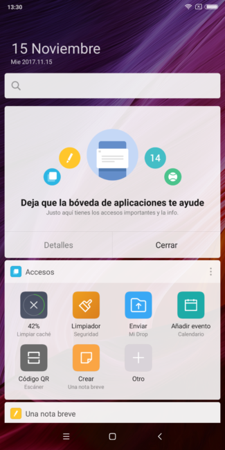 Aplicaciones Xiaomi Mi Mix 2