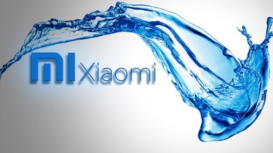 logo de Xiaomi en color azul
