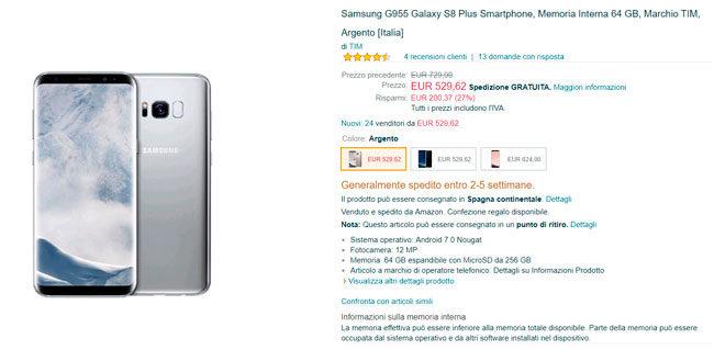 comprar el Samsung Galaxy S8+