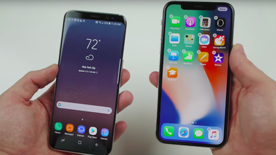 s8 vs iphone x